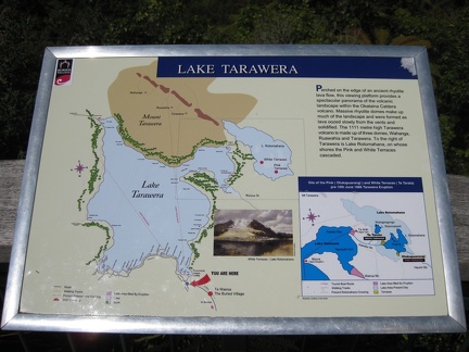 38 Lake Tarawera Overlook Sign